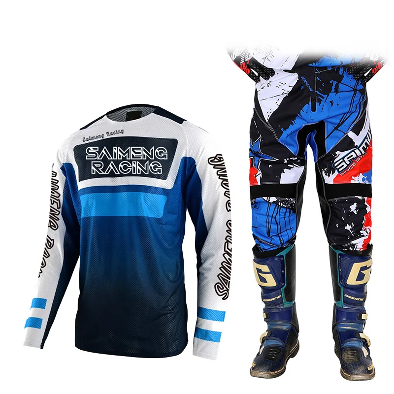 

Motocross Jersey Pant Kits Mens Kits Women's MX ATV Enduro Dirt Bike Combo racing suit Enduro mountain Downhill BMX