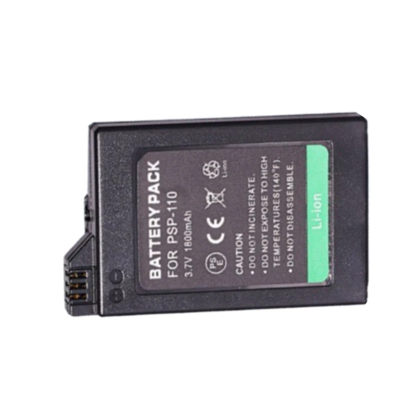 PSP-110 Ersatz-Kamera-Akku 3,7 V 1800 mAh für Sony PSP-1000 PSP-1001 PSP-1002 PSP-1003 PSP-1004 PSP-1005 PSP-1006