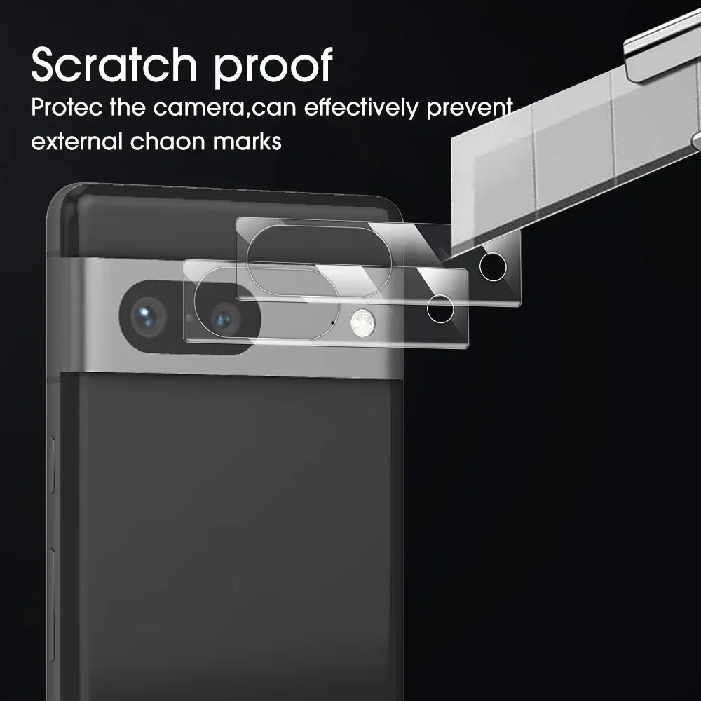 6 In 1 Tempered Glass For Google Pixel 6A 7A Pixel7 5G Front Screen Back Camera Len Protector Cover Film For Google Pixel 7