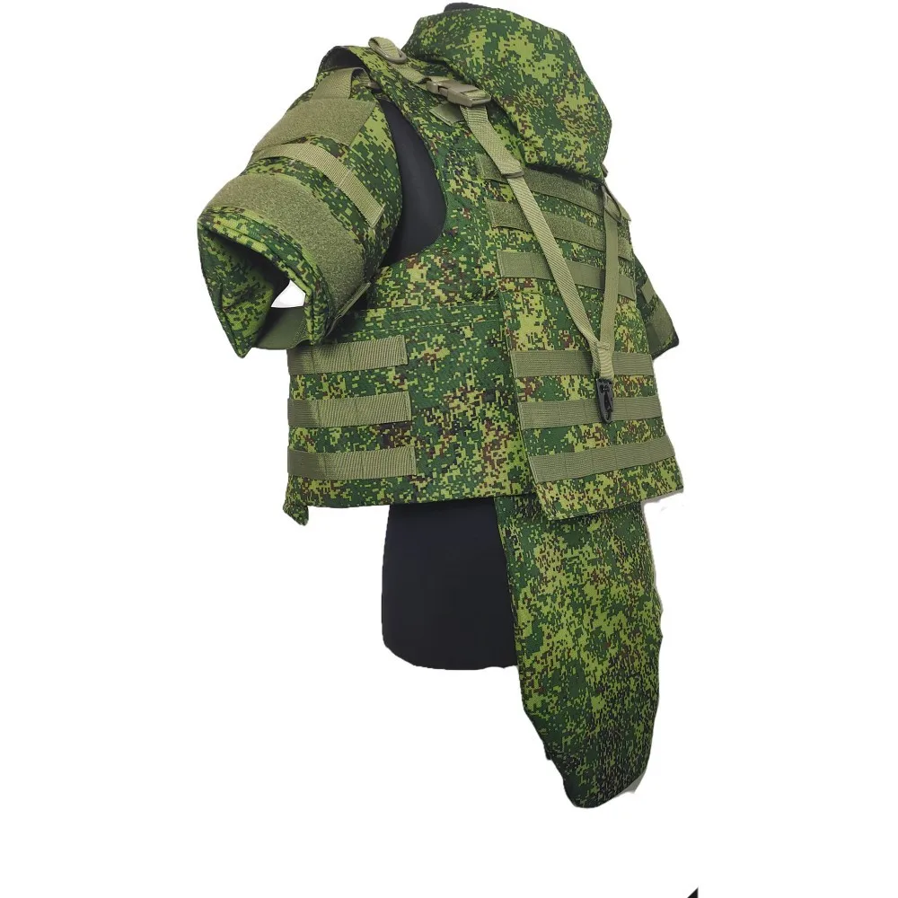 Full Protective Bulletproof Vest Ga2/3 Level Pe/kevlar Tactical Vest For Individual Combat Defense Equipment