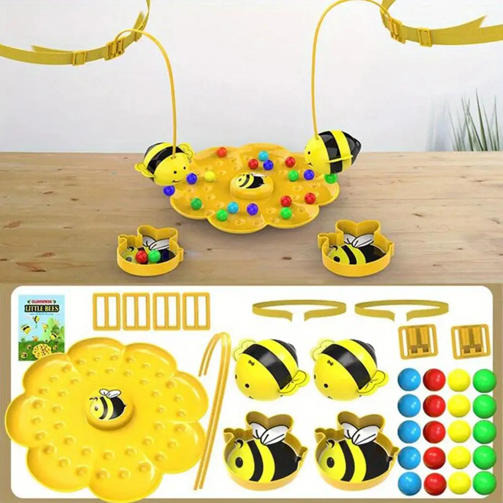 Little Bumblebee Board Game Puzzle Fishing Toy Interactive Educational Toys For Kids Christmas Gift Family Multi-functional