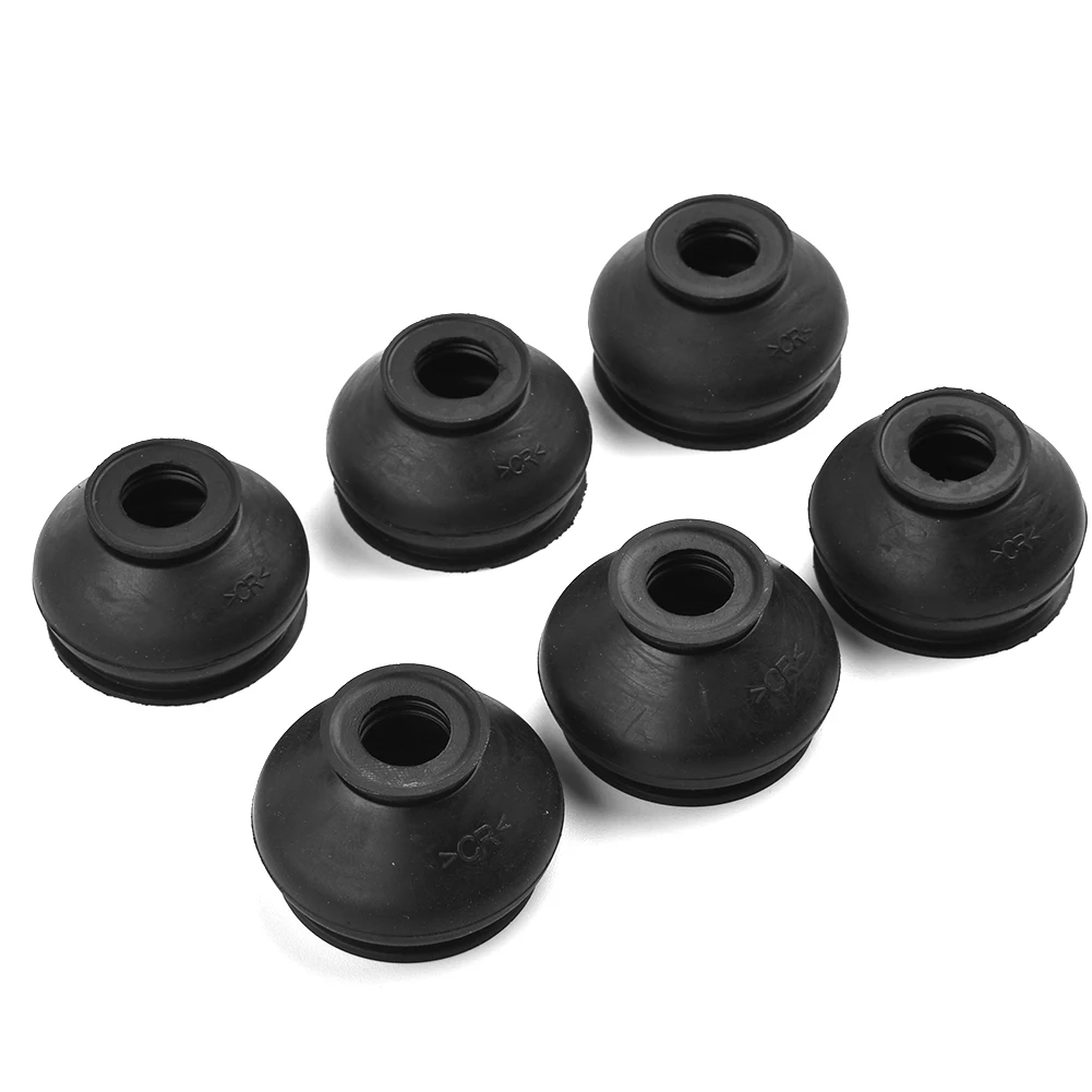 Car Dust Boot Covers Accessories Tie Rod End Vehicle 6 Pcs/set Decor Gaiters Parts Replacement Rubber Hight Quality