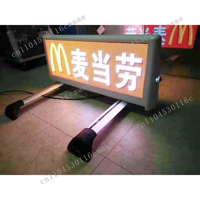 Wifi (covering hotel taxi Led display board Led car top sign P5 double-sided Led taxi light box car top screen)