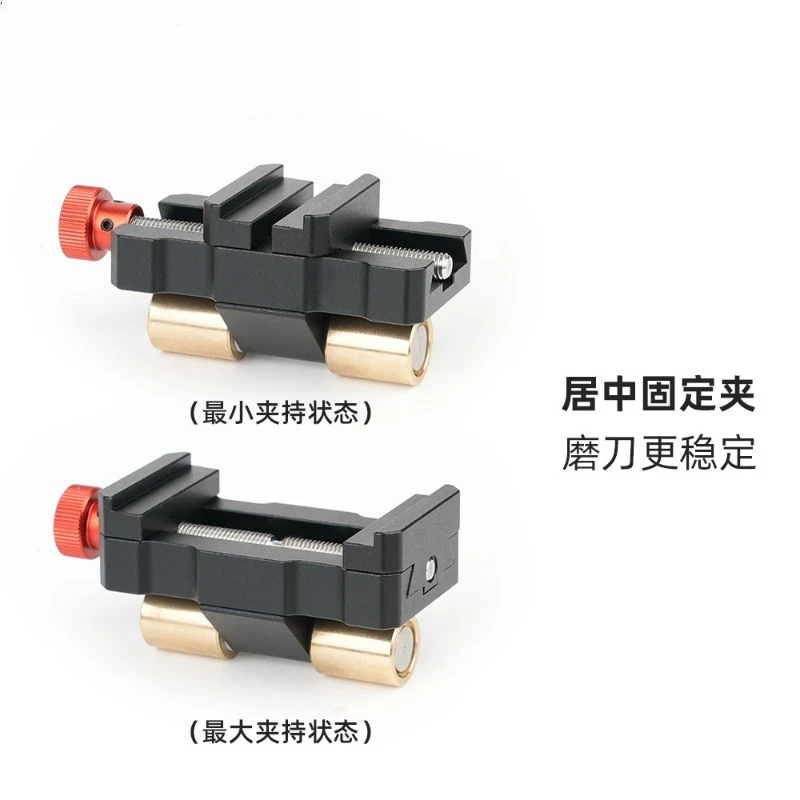 Adjustable Angle Linear Rail Sharpener, Anti-slip Mini Wood Chisel Grinding Tool for Mirror Fine Sharpening