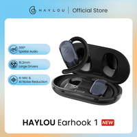 HAYLOU Earhook 1 Open-Ear Earphones Ear Hooks Wireless Bluetooth Headphones 360° Spatial Audio 4-Mic Noise Cancellation Earbud