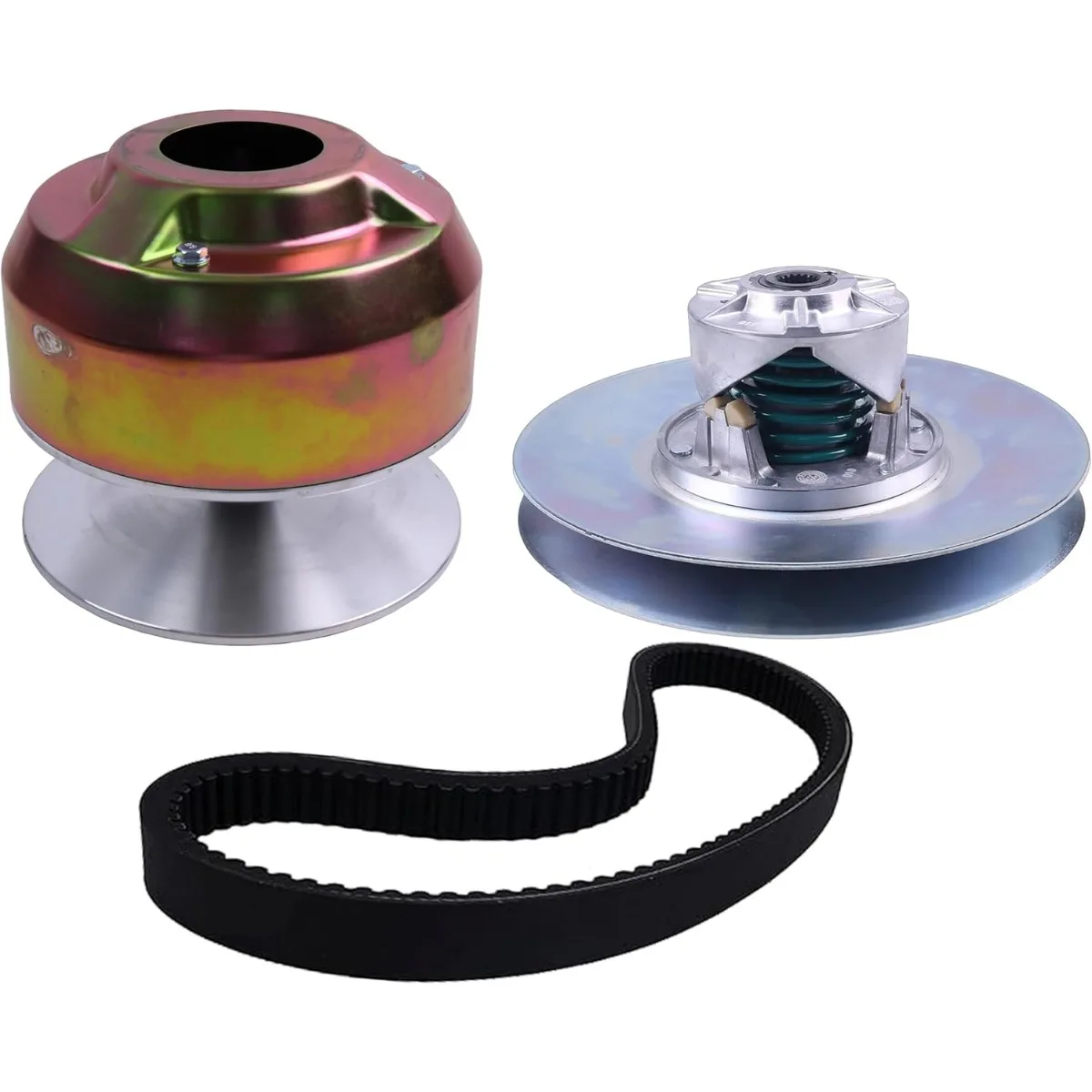Primary Drive Clutch AM140986 & Secondary Driven Clutch AM138486 & Belt UC14244 M155037 For John Deere4X2 HPX and