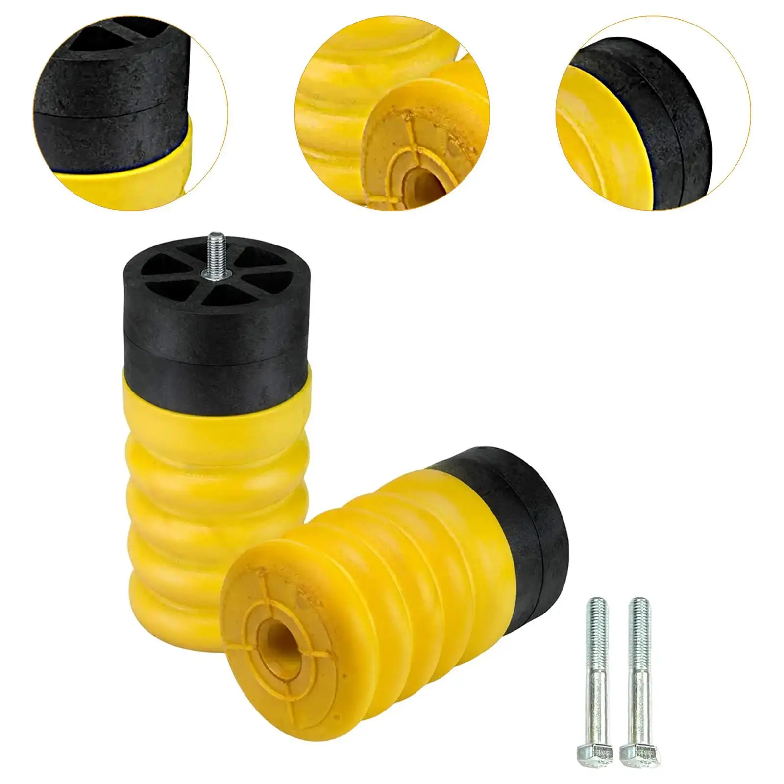 Rear Air Spring Helper Kit Load Capacity Shock Absorber Fitment for Ram Promaster 1500 2500 3500 2014-2020 - view 3