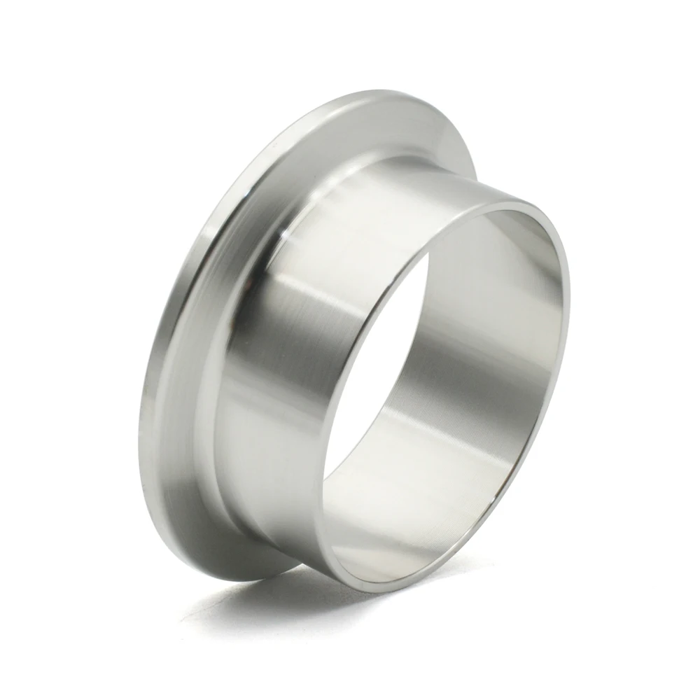 21.5 50mm Length 12.7-159mm304/316L Stainless Steel Sanitary Welding Pipe Fittings, Clamp Sleeve, Three Clip Chuck, Flange Joint