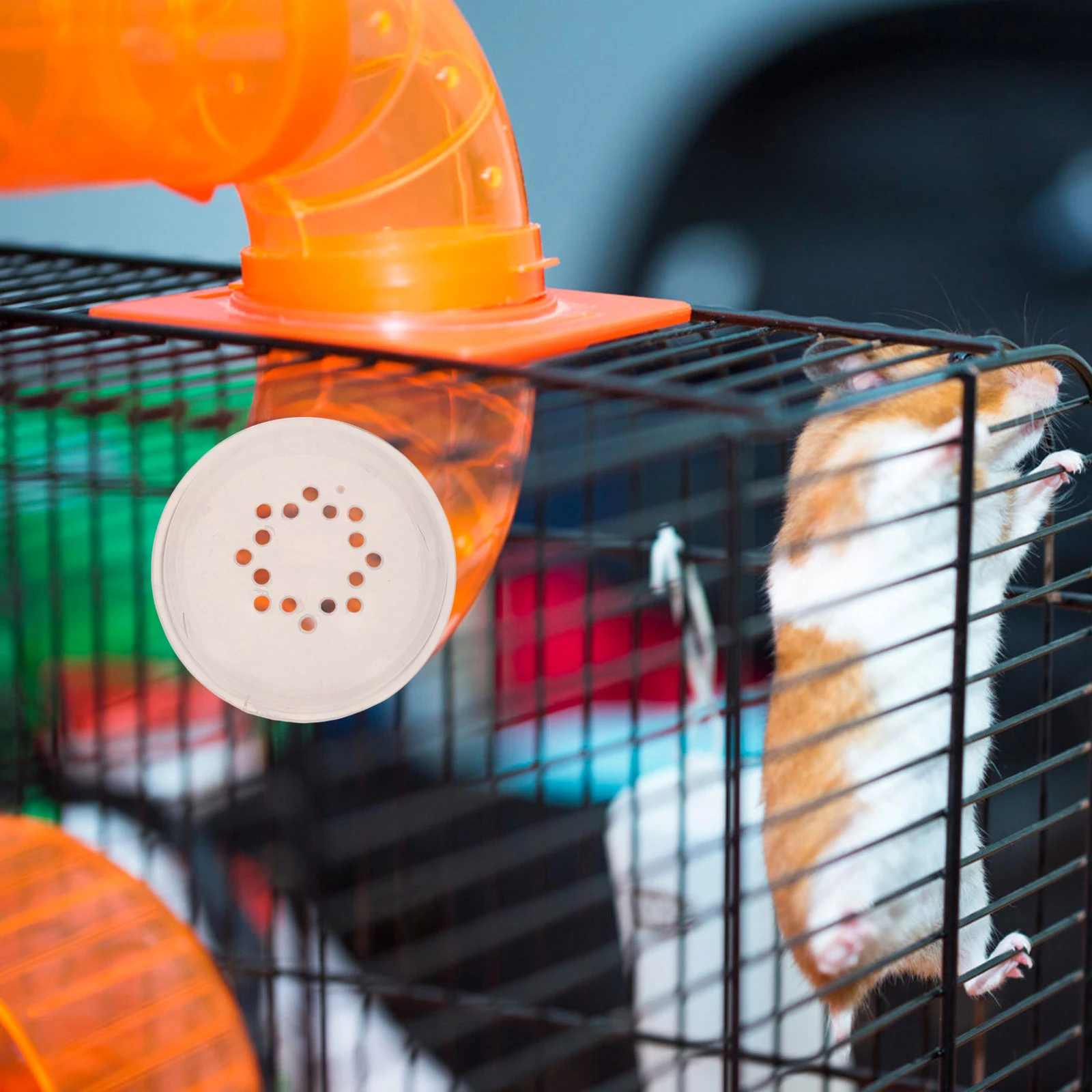 

3Pcs Pet Cage External Interface Plugs Hamster Tunnel External Plugs DIY Accessories to Prevent Escape Small Animal Cage Tools