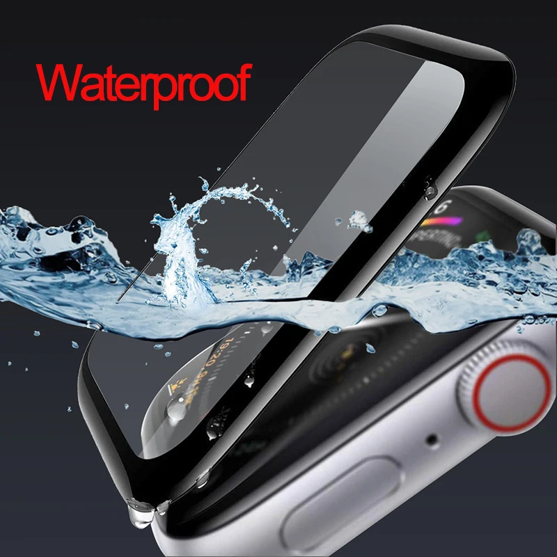 3D Curved Edge HD Tempered Glass for Apple Watch Ultra 49MM 41MM 45MM Screen Protector iWatch Film 4/5/6/SE/7/8/9 40 44MM 42 38