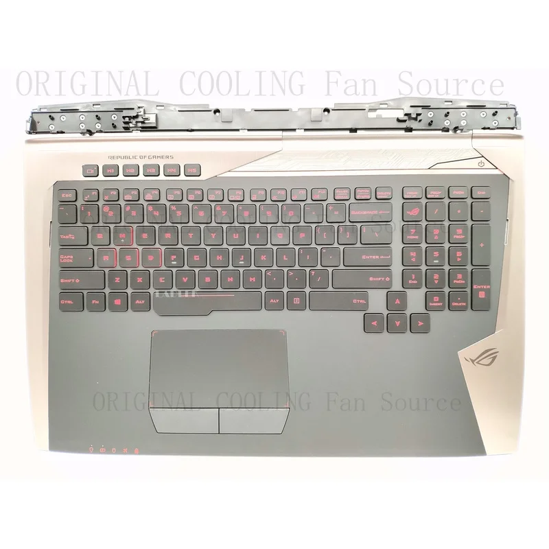 R+  US Palmrest Backlit keyboard for Asus Rog GX700V GX700VO G701VI G701VO G701VIK