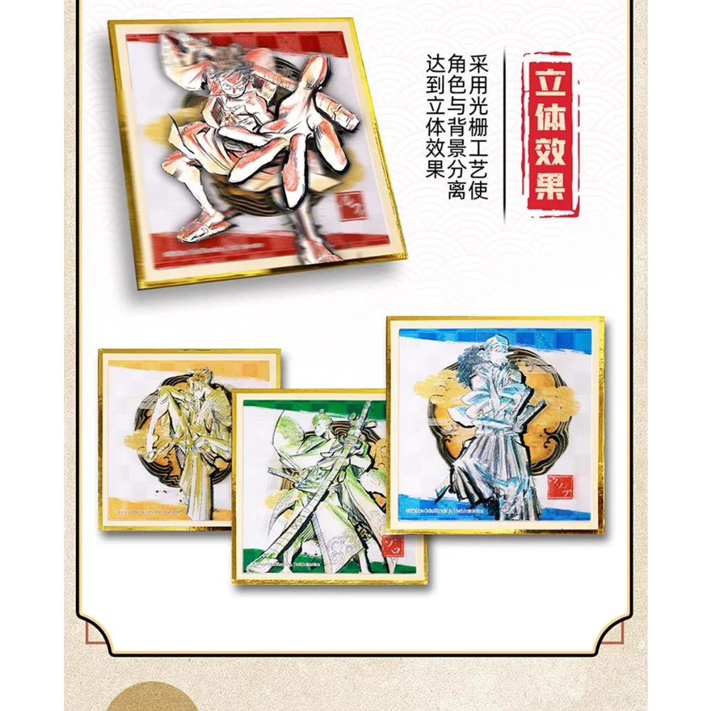 Новые натуральные цельные коллекционные карты Kabao для детей, высокое качество, серия персонажей аниме, тематические цветные бумажные карты, игрушка в подарок