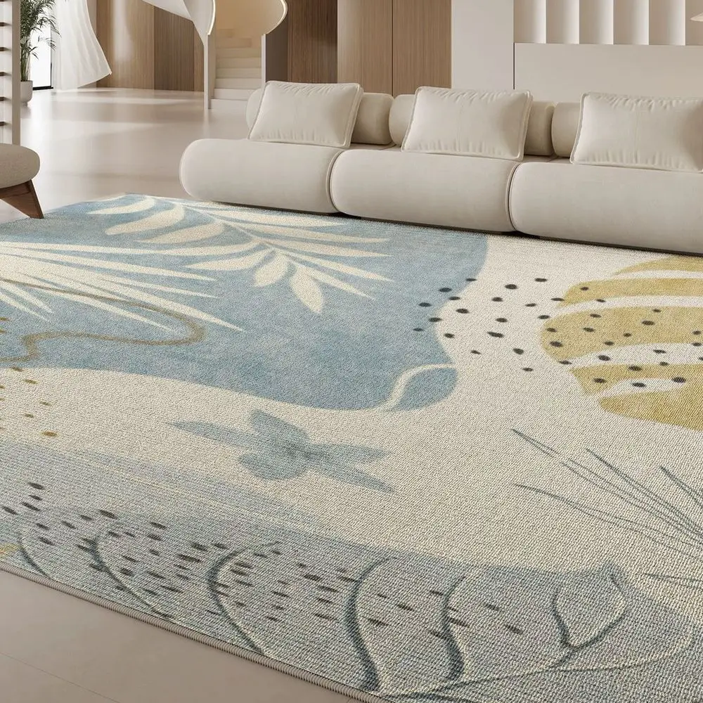 

VIKAMA Plush Loop - Pile Material High - quality Mat for Living Room and Bedside, with Excellent Elasticity, Not Easy to Fade, D