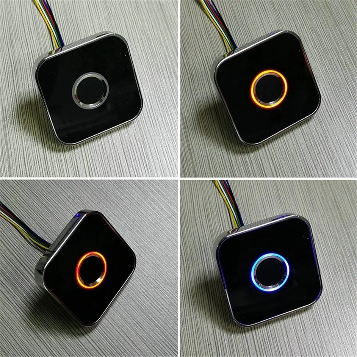 K202 DC12V Consumption Fingerprint Control Board R502 Fingerprint Module, for Access Control and Lock System DIY