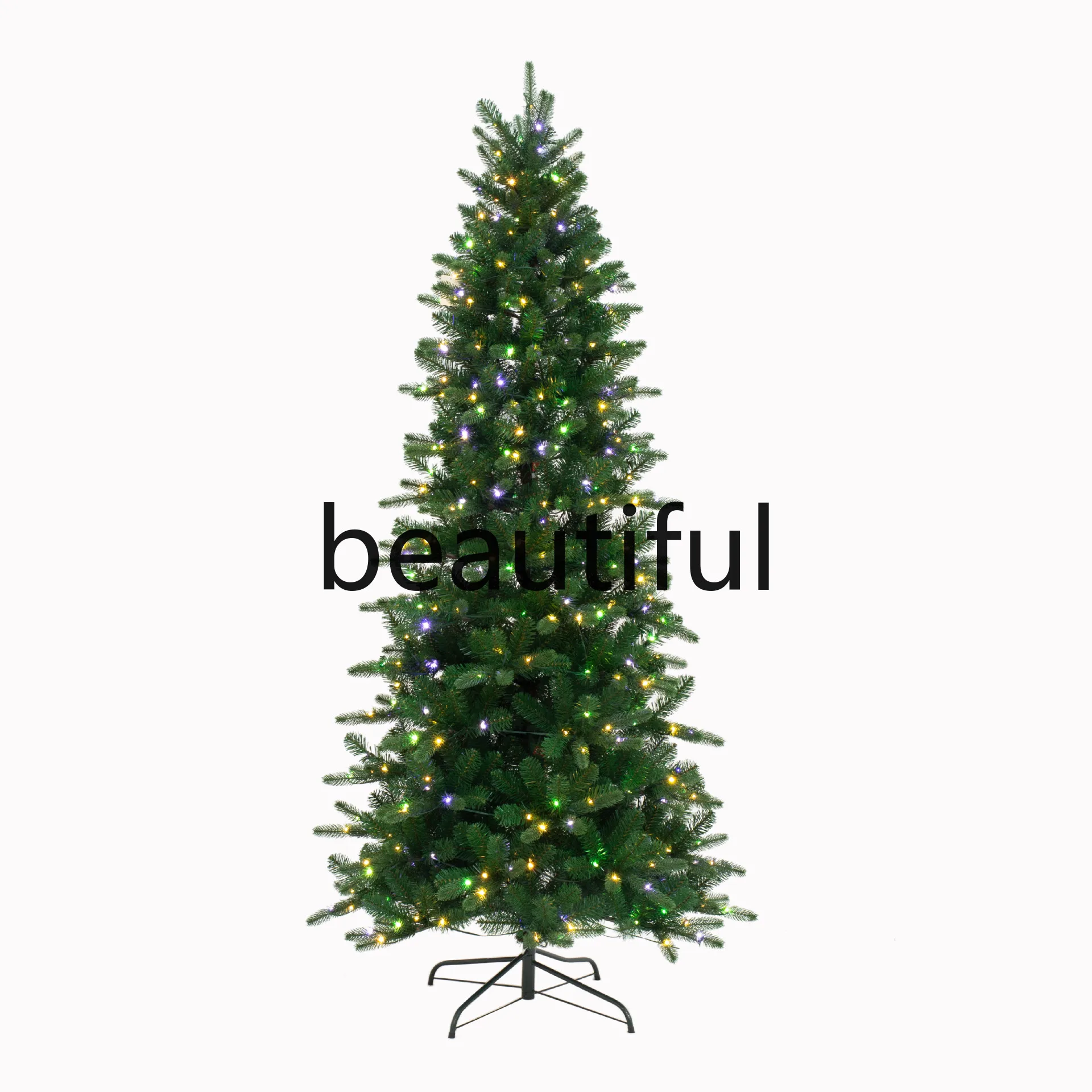 

Floor-to-ceiling Christmas tree, decorative mixed slimming LED lights
