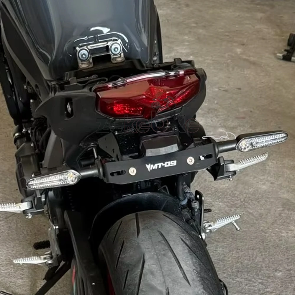 Motorcycle MT 09 SP CNC License Plate Holder Tail Tidy Fender Eliminator For Yamaha MT-09 MT09 SP MT09SP MT 09SP 2021 2022 2023