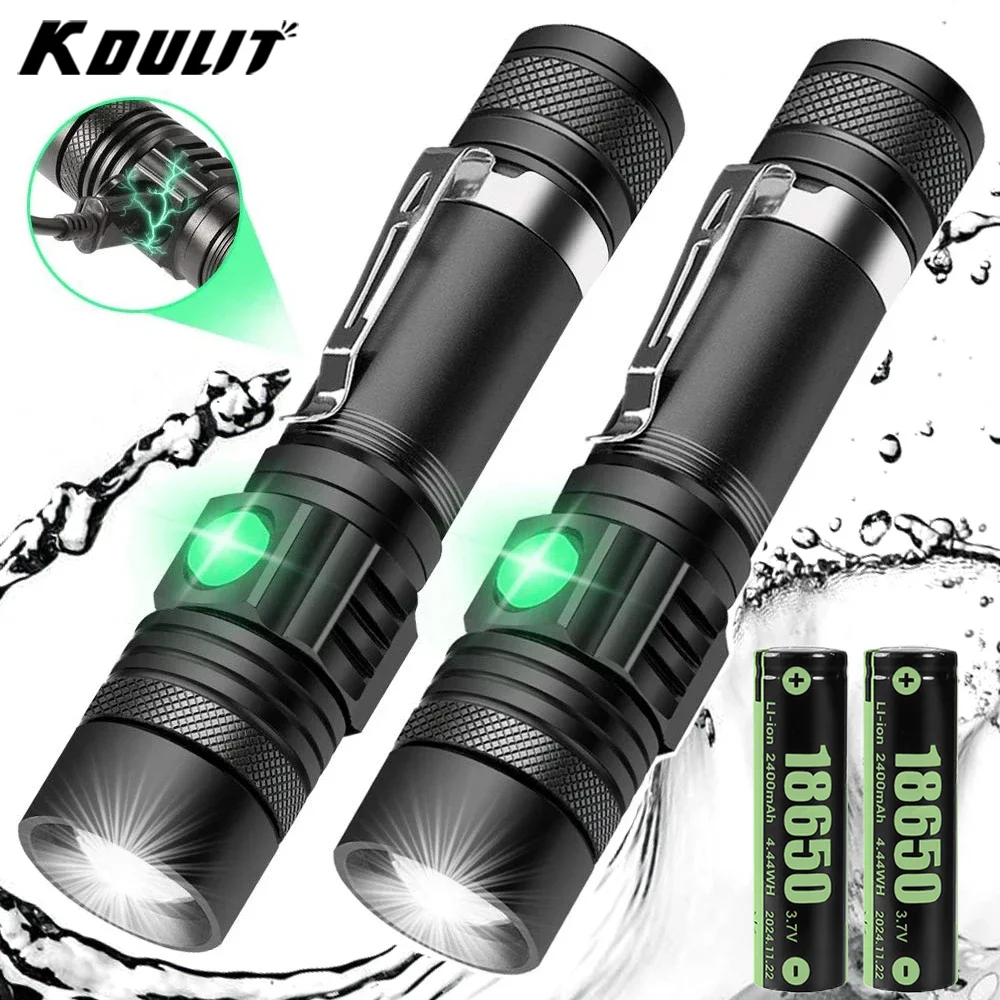 20000 lumen flashlight rechargeable Kodiak Krown Rechargeable 20000 Lumen Tactical Flashlight with Power Bank