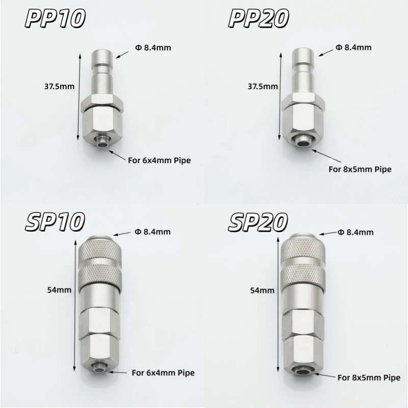 American A-type Self-locking Connector Pneumatic Fitting Quick Coupler For Air Compressor Hose Nozzle SH PH SF PF SP PP SM PM