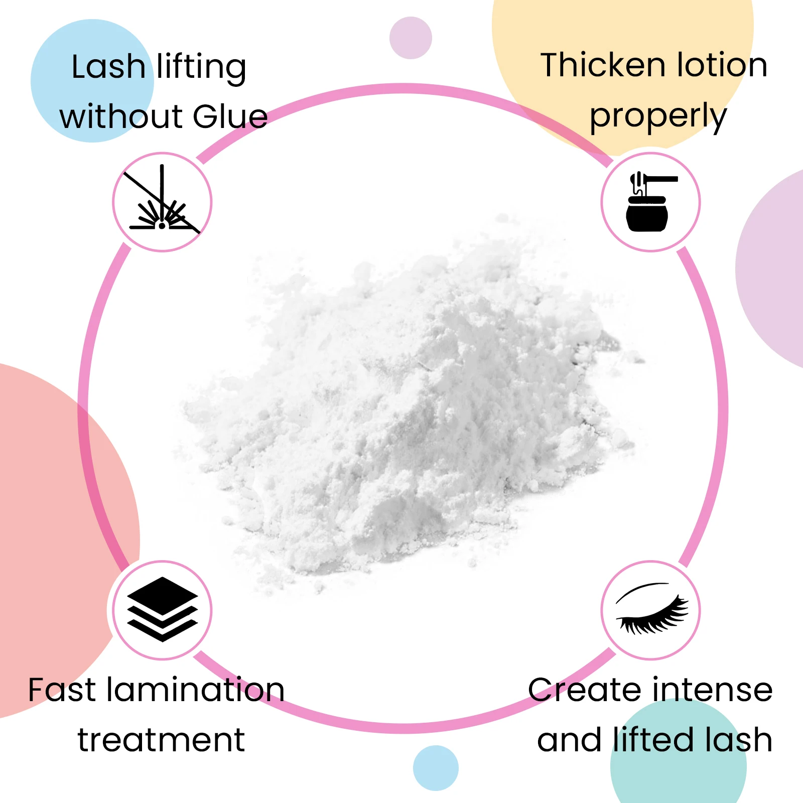 PERMANIA 5g Puder do Liftingu Rzęs Super Mix Roztwór do Trwałej na Rzęsy Bez Kleju do Koreańskiego Liftingu Rzęs Narzędzie do Urody i Zdrowia