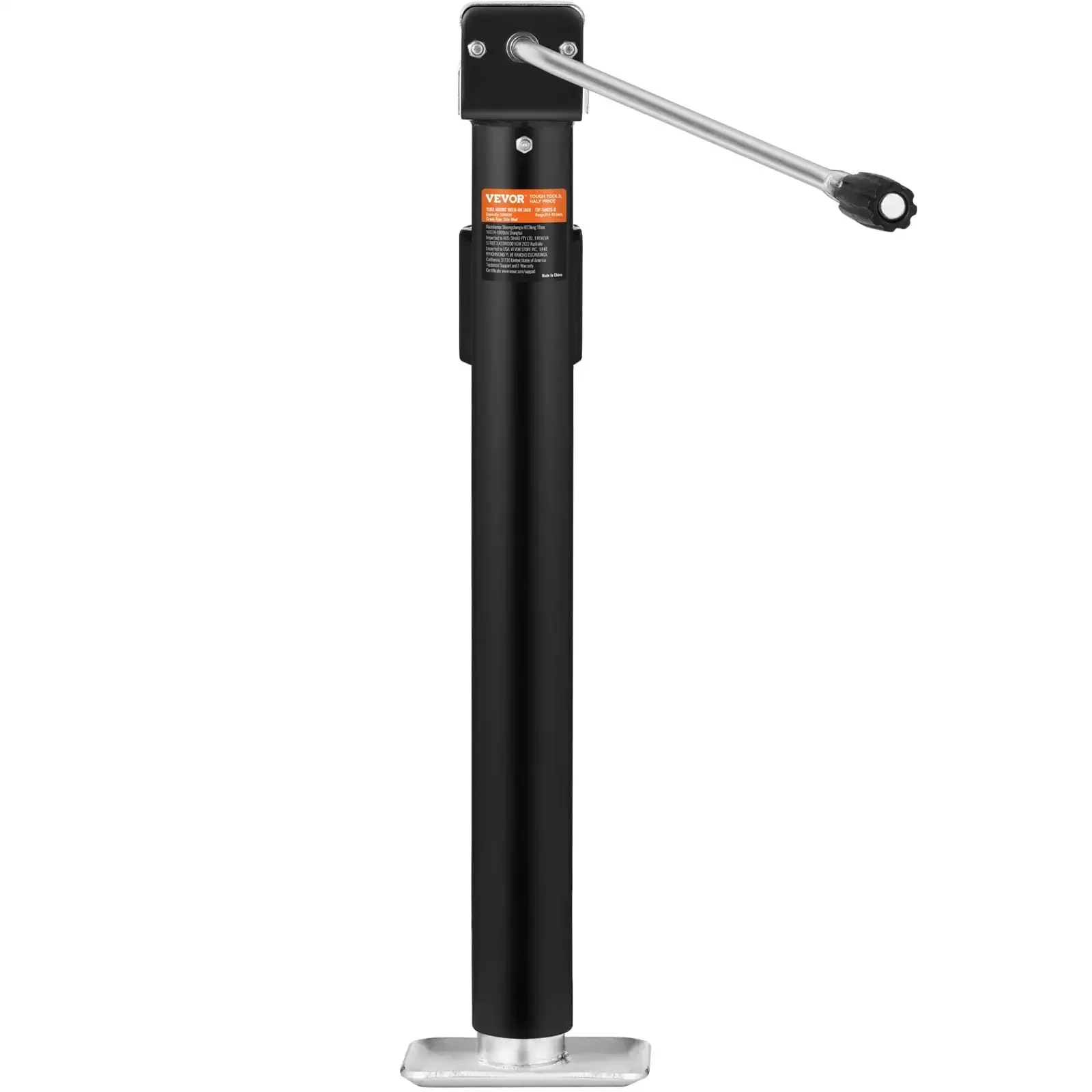 Trailer Jack, Trailer Tongue Jack Welding-on 5000 lb Weight Capacity, Stand with Handle for lifting RV.