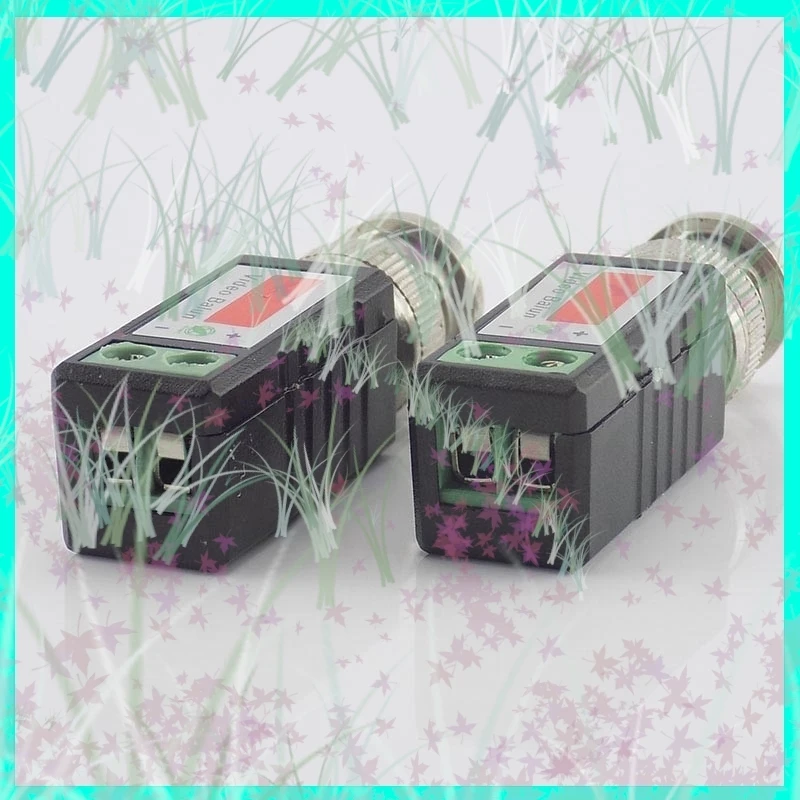 1/5/10pair BNC Male Coax Twisted Cat5 CCTV BNC Passive Video Balun Transceiver Camera UTP Cable Coaxial Adapter for CCTV Camera