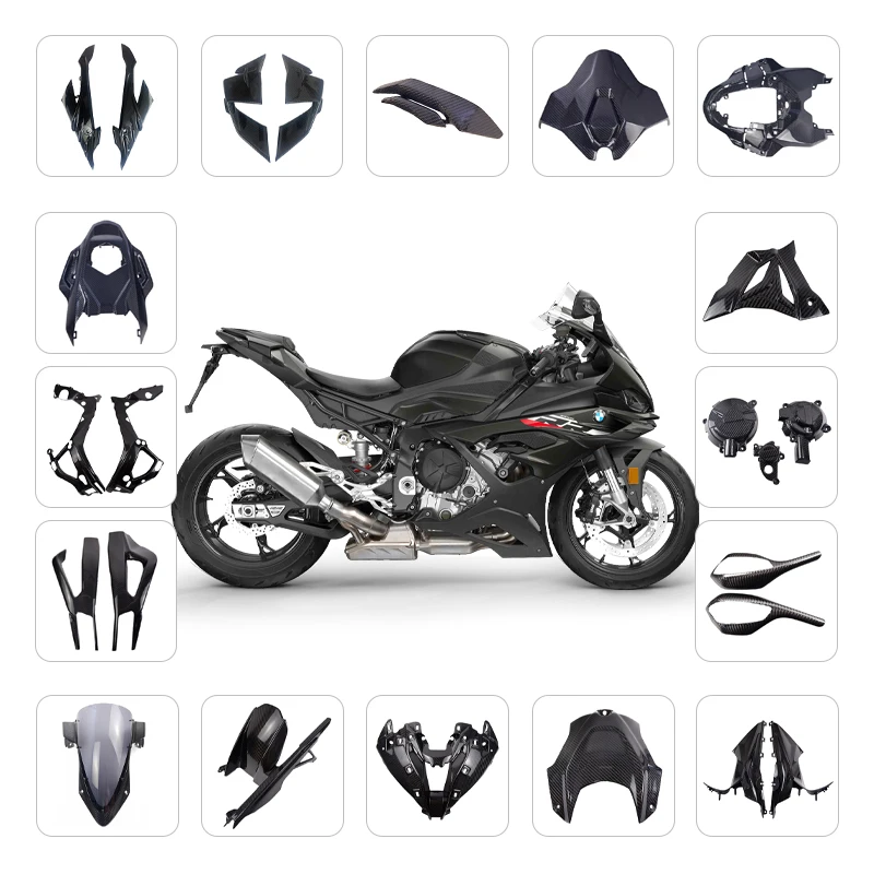 Chiefdom Carbon Fiber Motorcycle Modification Parts, Universal Fit Sport Bikes, 1 Year Warranty