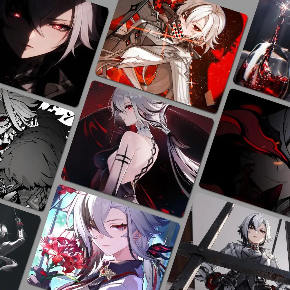 Genshin Impact Arlecchino Mouse Pad Mousepad Small Office Computer Desk Mat Table Keyboard Big Mouse Pad Laptop Cushion
