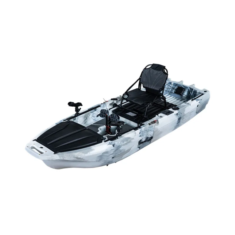 Airo Popular 2 in 1 Detachable Fin Pedal Sea Fishing Kayak Modular with Live Fish Hatch for Easy Transportation Plastic 1 Person view 5