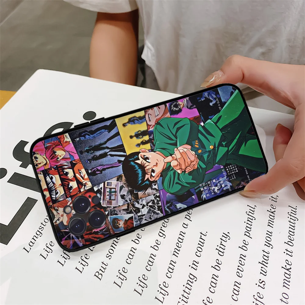 YuYu Hakusho Phone Case For iPhone 15 14 13 12 Mini 11 Pro XS Max X XR SE 6 7 8 Plus Soft Silicone Cover