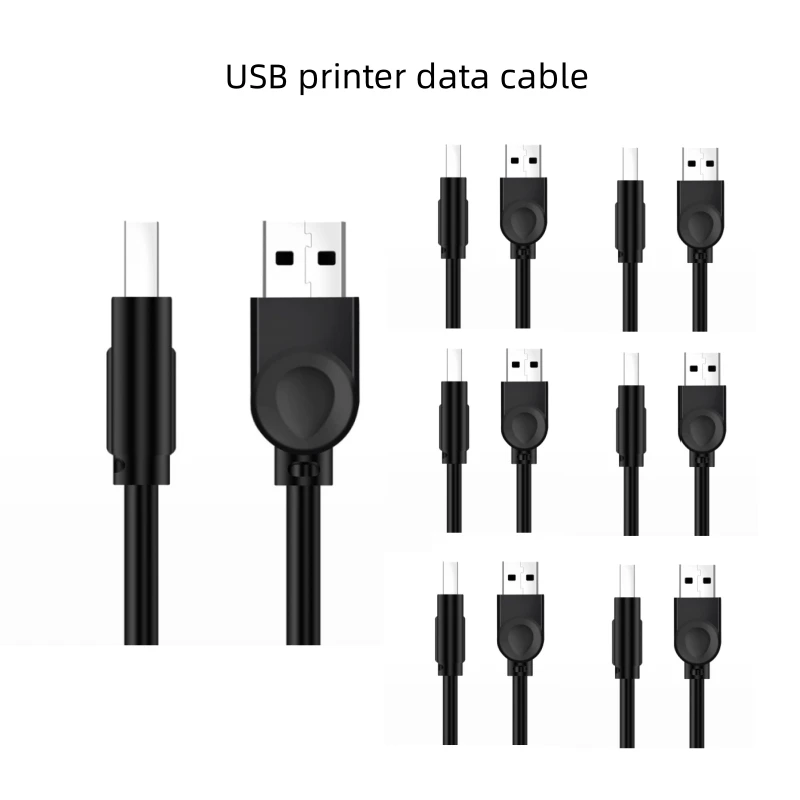 1pc Usb Cable For Printer High Speed A To B Male To Male Usb Printer Cable Data Sync For 3D Label Printer 50cm/100cm/150cm/300cm