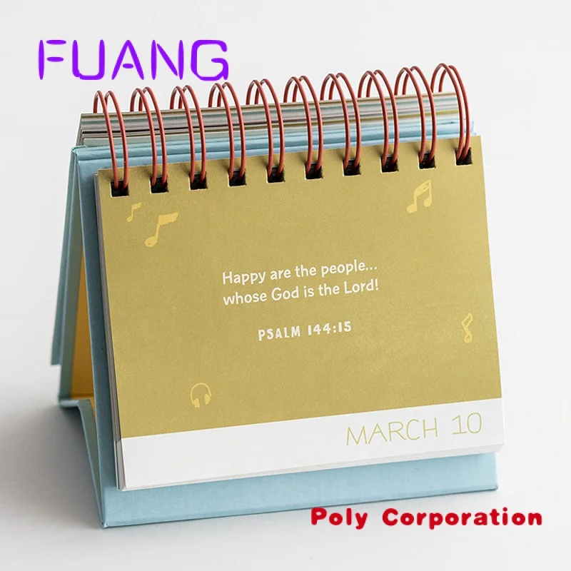 Custom 2023 2024 Custom Printing 365 Day A Page Creative Mini Daily Desk Calendar