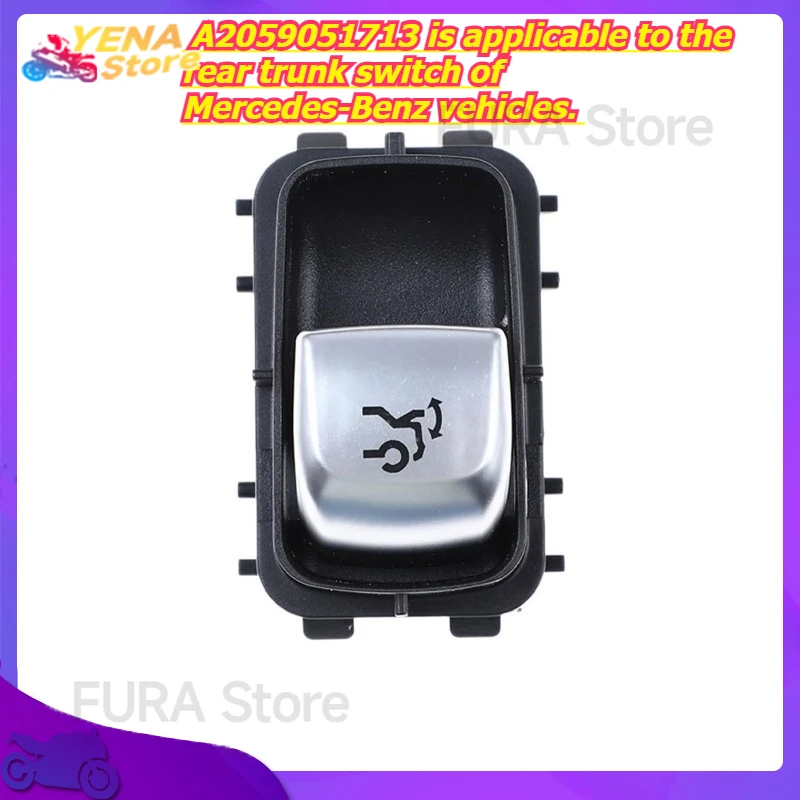 

The power window control switch button A2059051713 is applicable to the rear trunk switch of Mercedes-Benz vehicles.