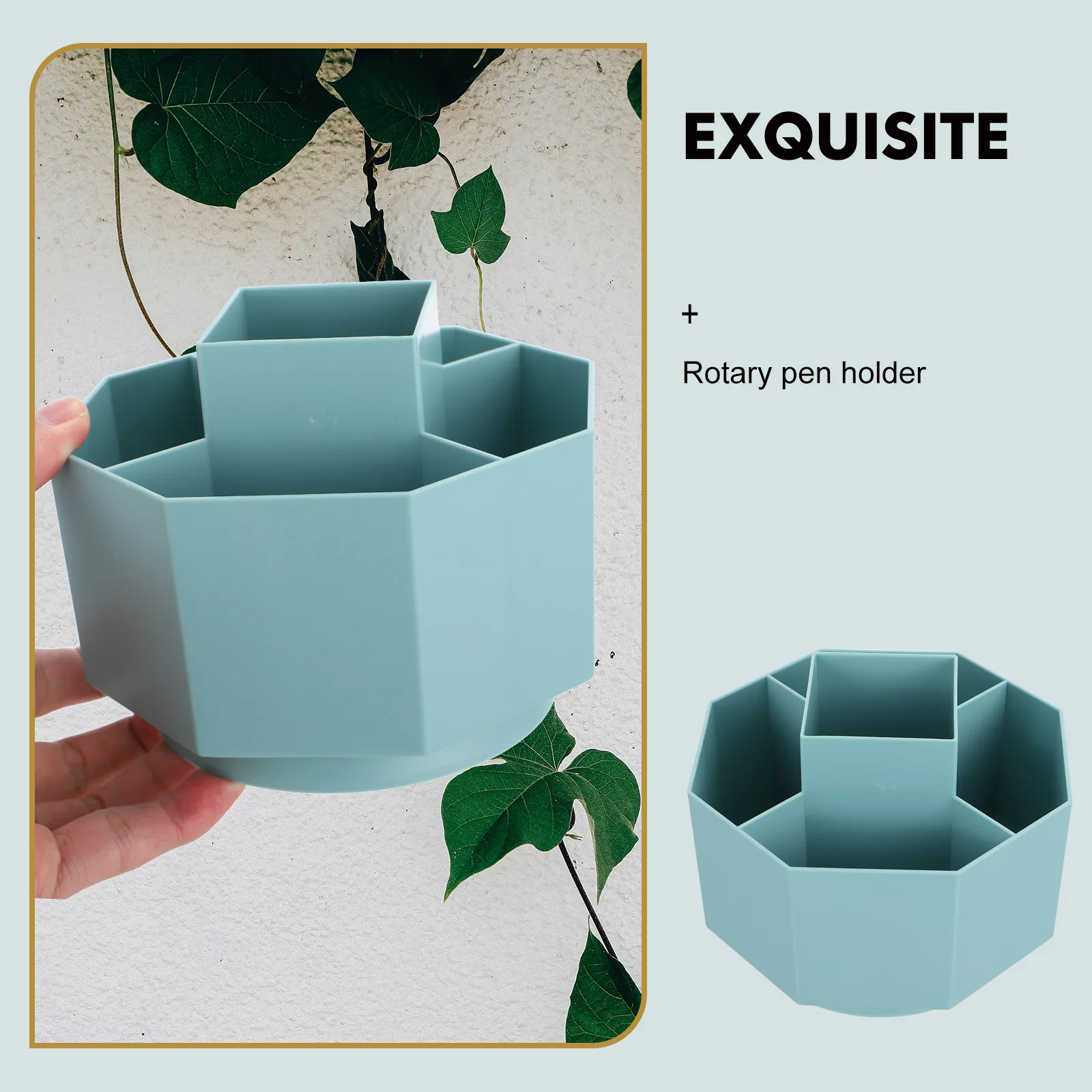 

Stationery Organizer Rotating Pen Holder Pencil for Desk Student Organizers and Storage