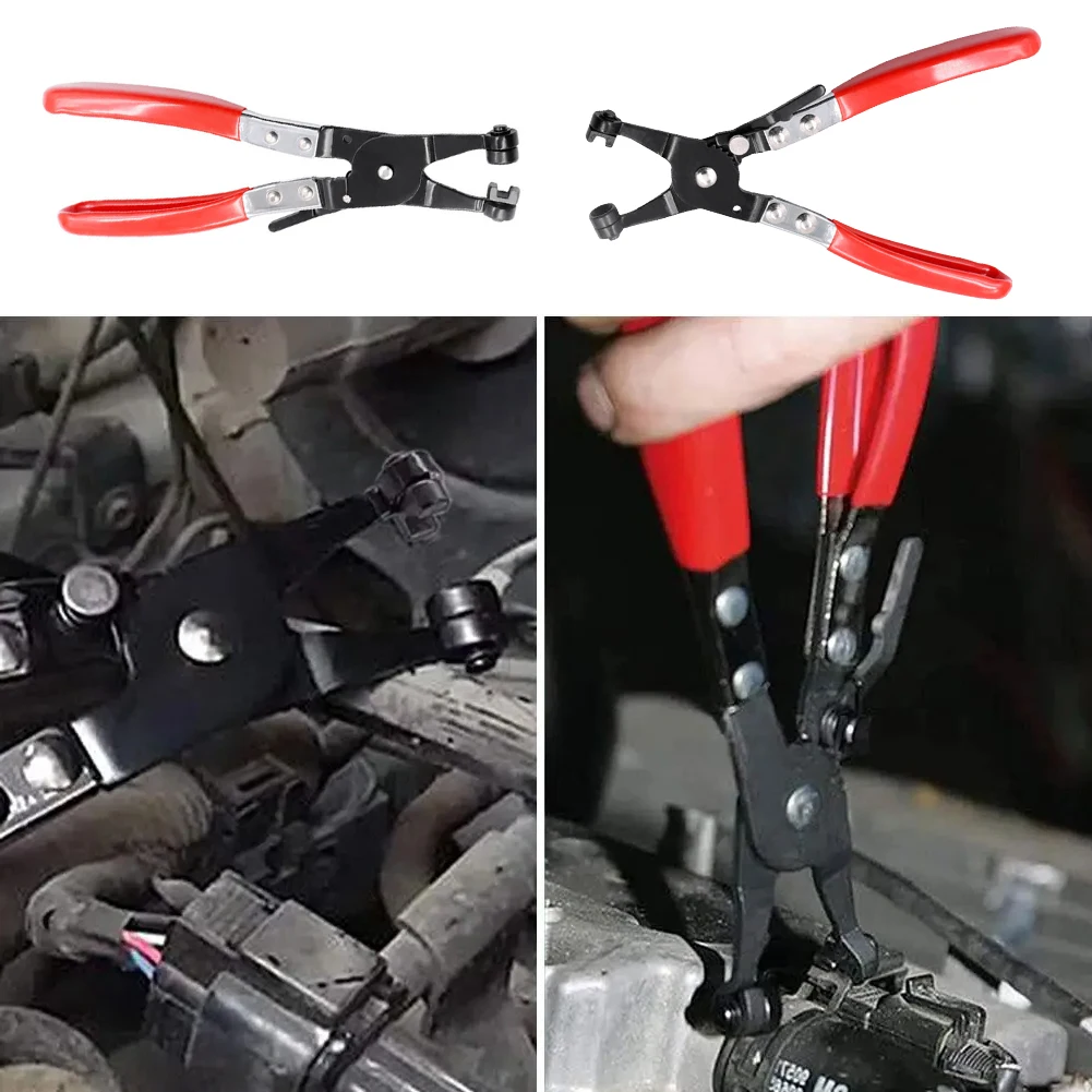 

Clamp Puller Enhance Strength Locking Car Hose Clamps Pliers Comfort Water Pipe Hose Flat Band Ring Type Tool Coolant Hose Clips