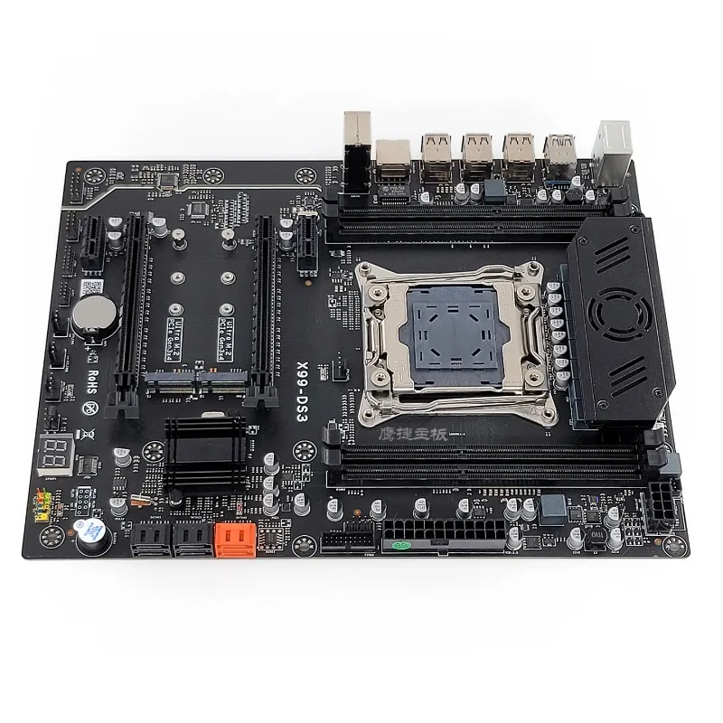 X99-DS3 Desktop Server Motherboard - X99 Chipset, LGA 2011-3 Socket, Supports DDR3 Memory & In-tel E5 2686V4 CPU