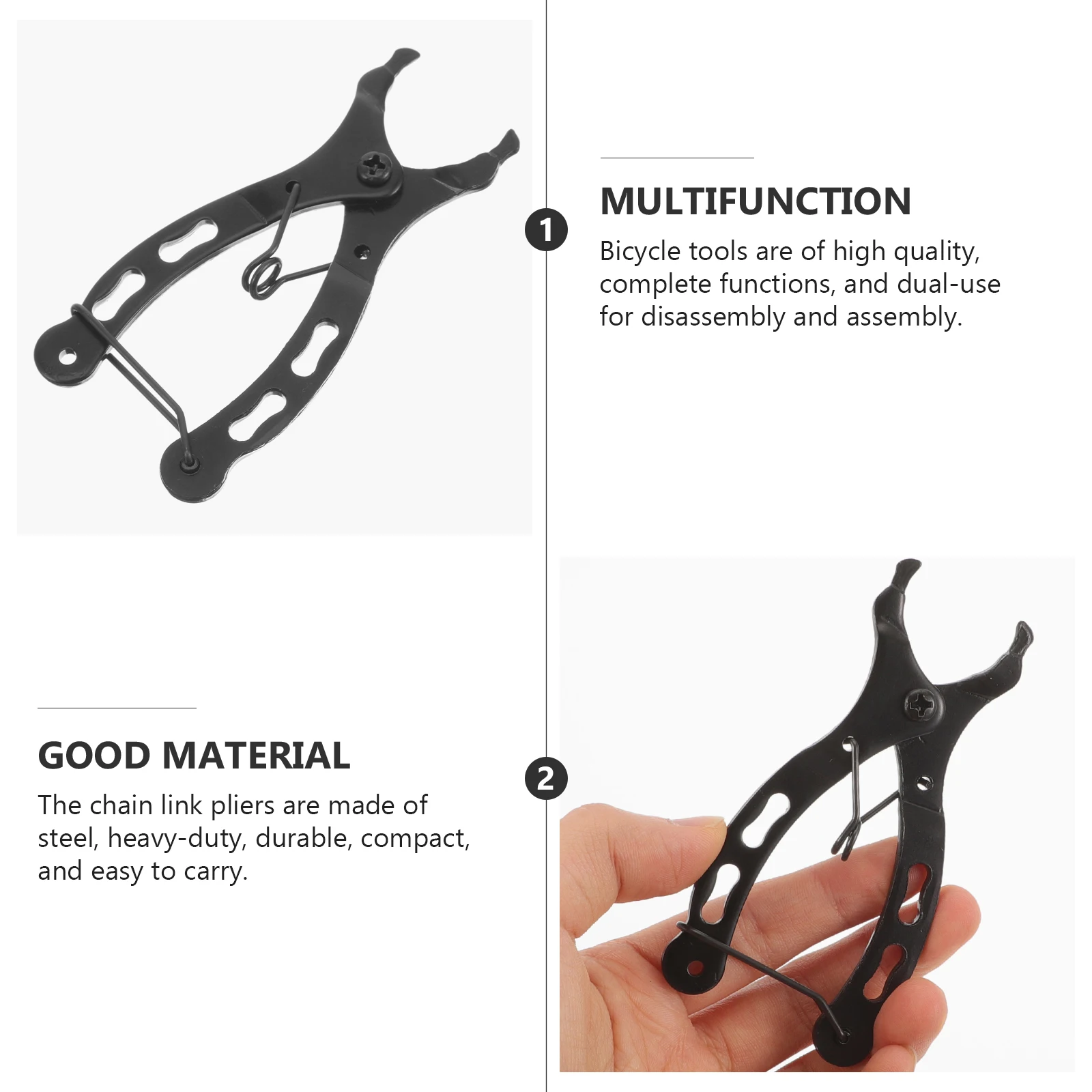 Durable Bike Chain Plier Steel Material Lightweight Portable Cycling Repair Chain Plier Quick Release