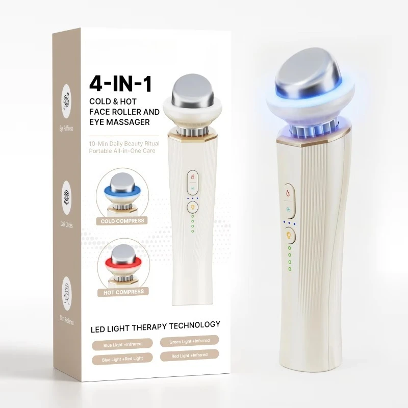 Electric Hot Cold Face Neck Lifting Massager Multifunctional Household Facial Beauty Device for Skin Care Instrument