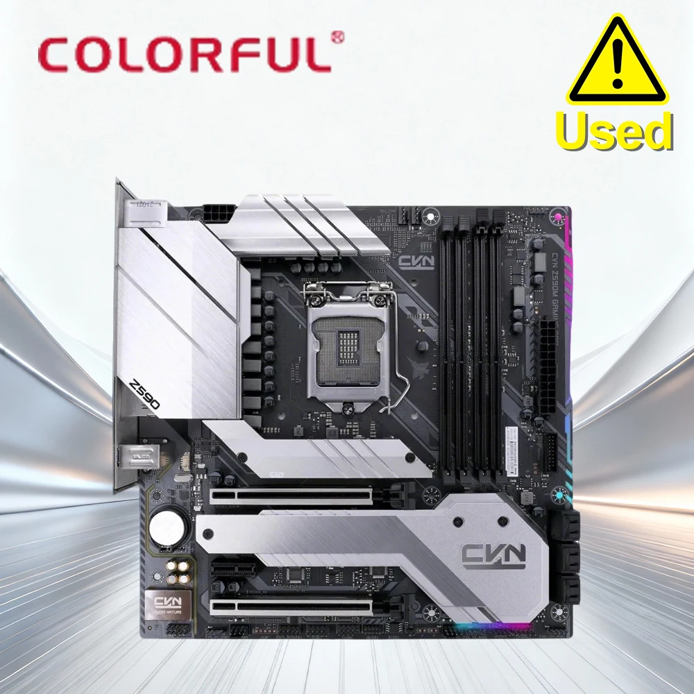 COLORFUL Z590M GAMING PRO V20 1×HDMI  LGA1200 8×USB 24.5×24.5cm PCI-E 4.0