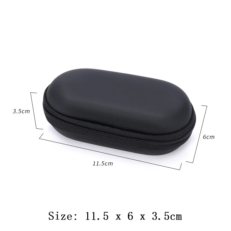 Tragbare Kopfhörer-Tasche mit Reißverschluss für Airpod Earpods KZ BA10 AS10 ES4, Ladekabel-Zubehör, Mini-Aufbewahrungstasche