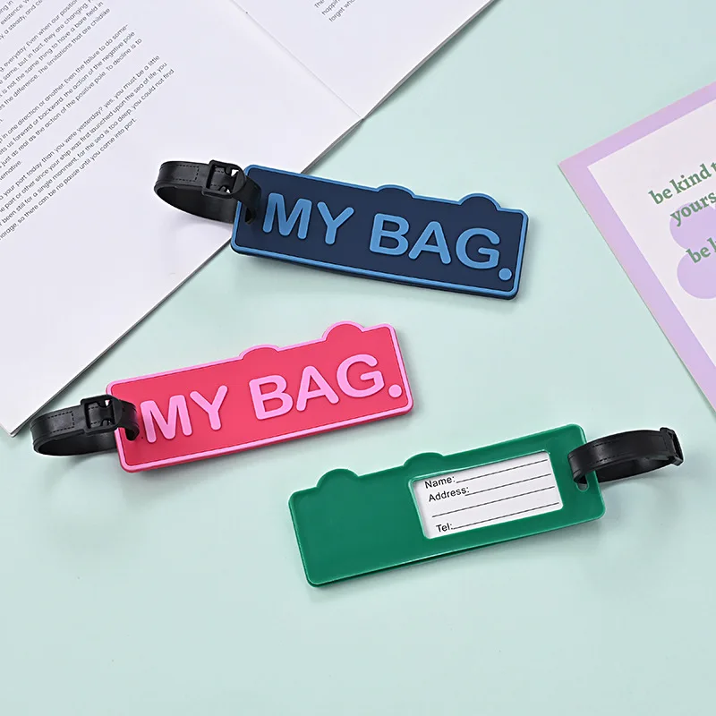 

1PC Luggage Tag Baggage ID Holder Travel Accessories Portable Suitcase Label Boarding Tags