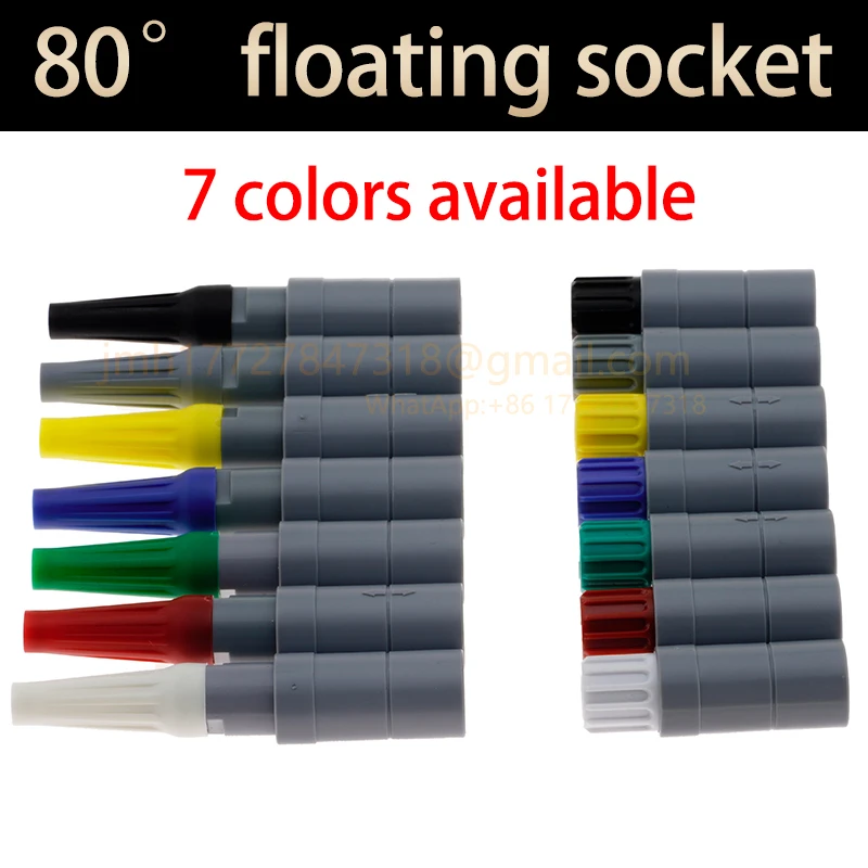 1P.PRC.PKC.80°; 2, 3, 4, 5, 6, 7, 8, 9, 10, 12, 14 pins suitable for extension or conversion cables for medical devices. Plastic