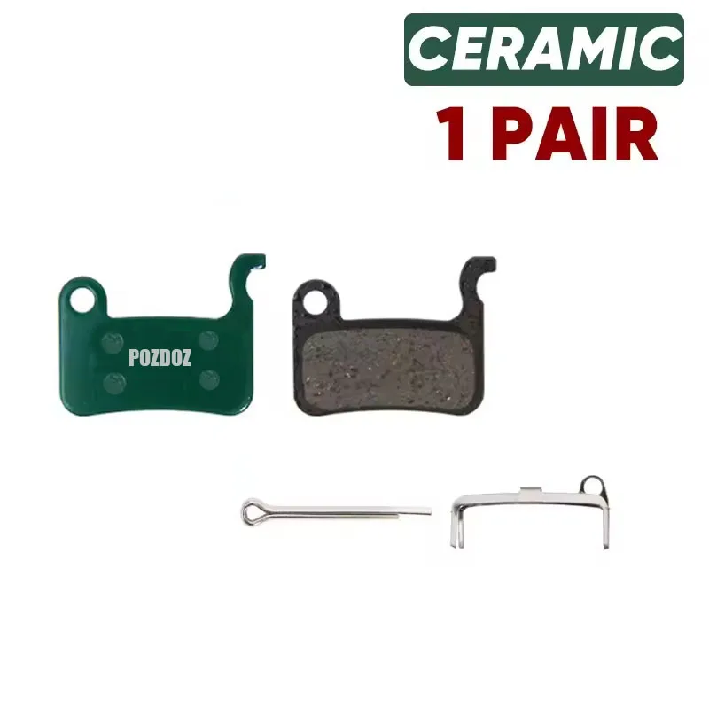 POZDOZ Pastiglie freno a disco idraulico in ceramica per SHIMANO A01S M06 M07 Bici da strada MTB Pastiglie freno da ciclismo Parti bici resistenti all'usura