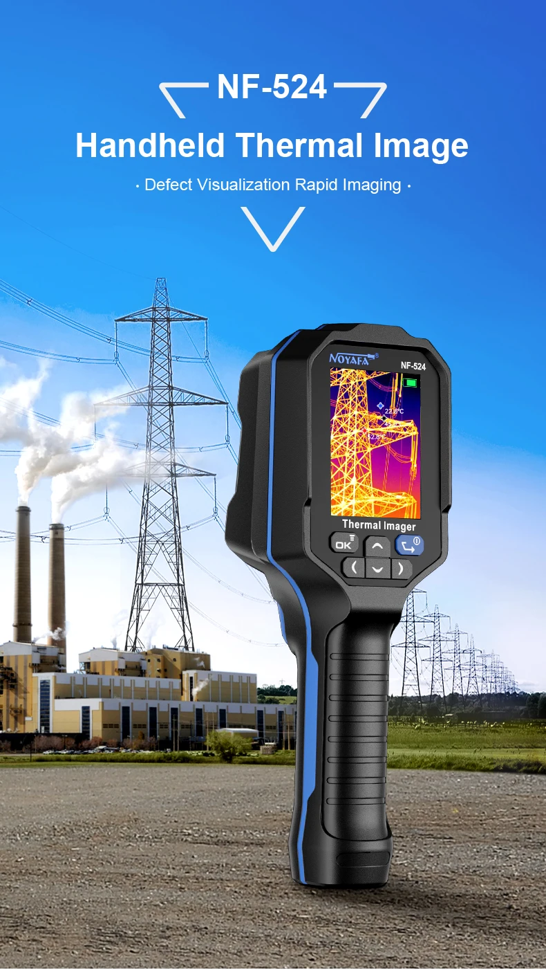 NOYAFA NF-524 Wärmebildkamera für Wasserrohrleck und Leistung, elektrische 120 x 90 tragbare Infrarot-Wärmebildkamera – Detail 1