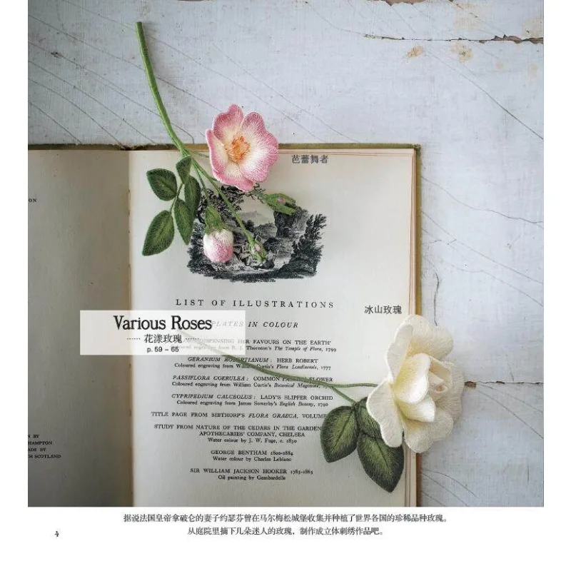 3D Stumpwork Embroidery Book: Step-by-Step Guide To Creating Lifelike Flowers and 14 Accessories Beautiful World of Flower