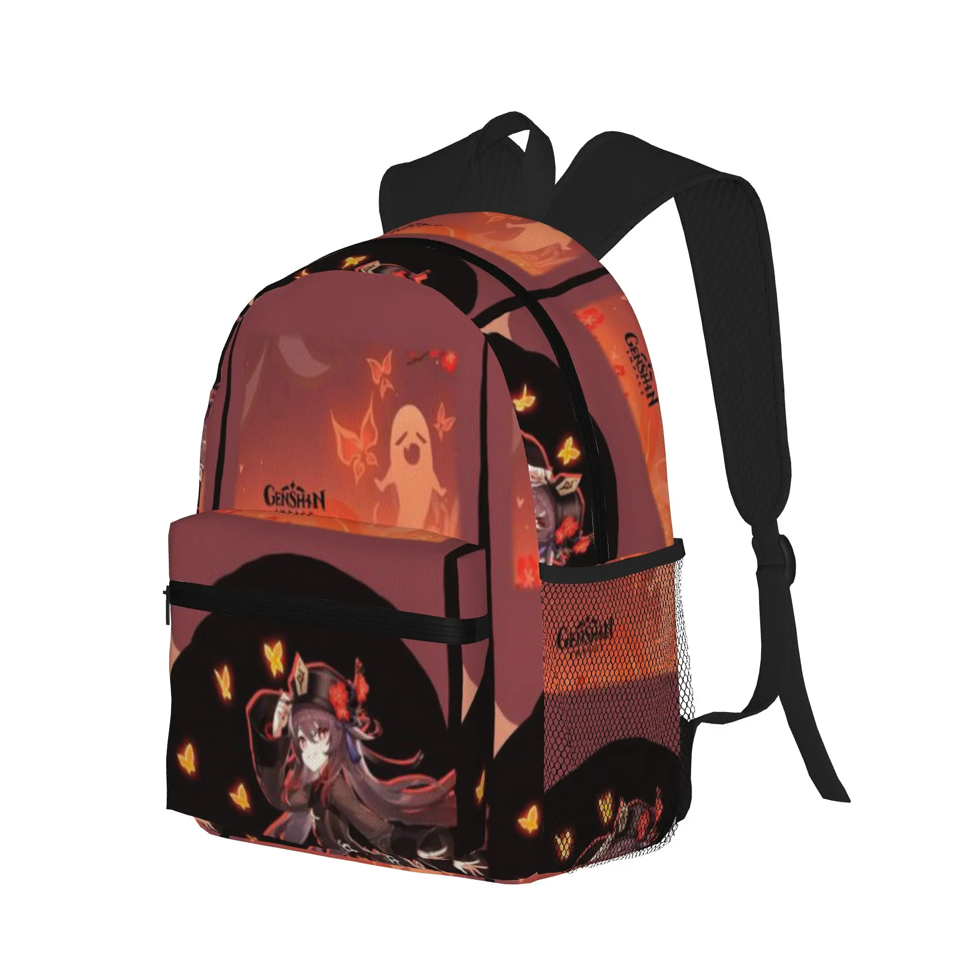 Genshin Impact Hu Tao  Casual Backpack for Students and Adults Bags