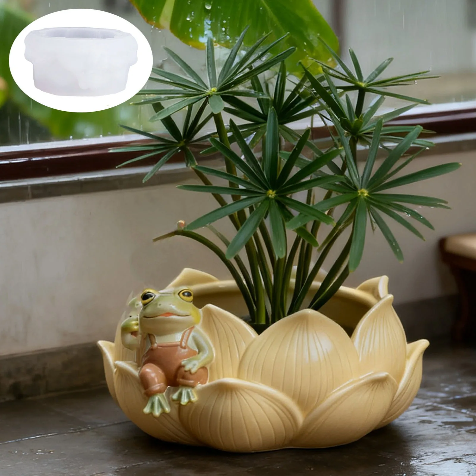 Plant Flower Pot Mold Flexible Silicone Storage Cup Mold Diy Gel Mold Safe For Hobbyists Gifts Aromatherapy