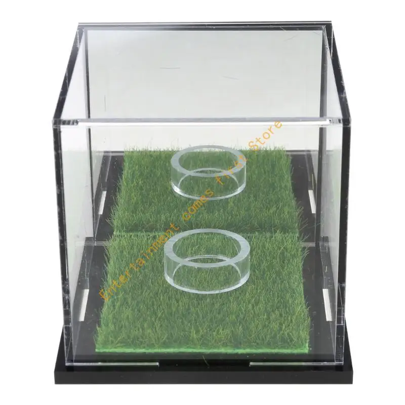 Golf Balls Display Case Acrylic Square Baseball Holder Square Display Stand Baseball Holder Display Box Easy to Use 55KD