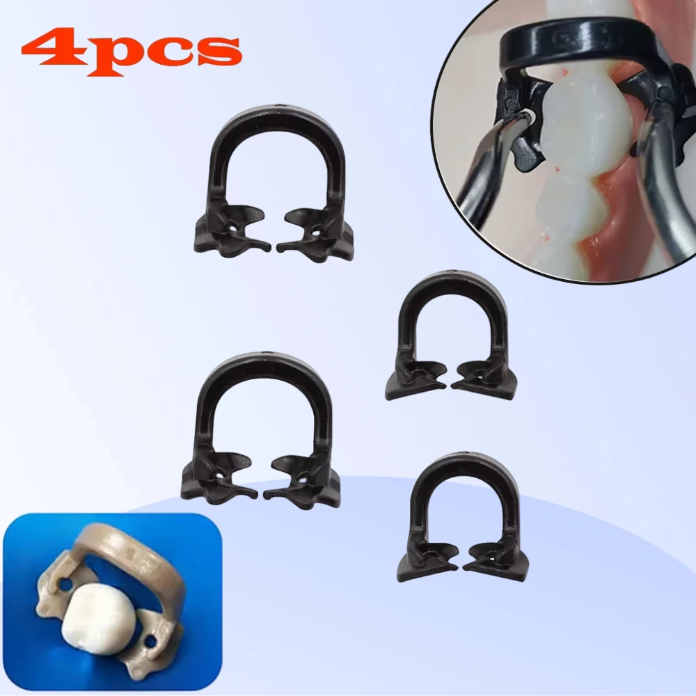 

16Pcs White/black Dental Rubber Dam Clip Barrier Clip Resin Materials Tool for Dentist Tooth Cleaning Oral Care