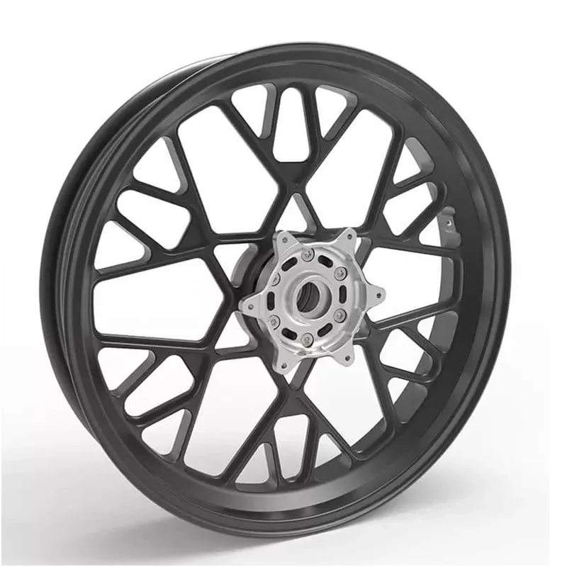 16 Inch Motorcycle Rims Customized Forged Aluminum Black Chrome Front Rear 5 6 Holes Motorcycle Wheels！！