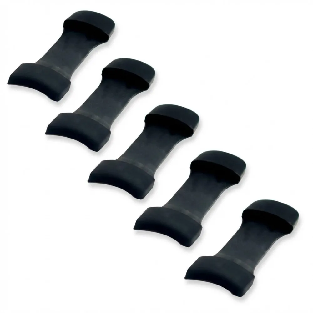 Suporte de Vara de Pesca em Silicone de Alta Resistência, Protetor de Assento de Carretilha com Absorção de Choque e Preenchimento de Vãos, Acessórios Preto e Branco